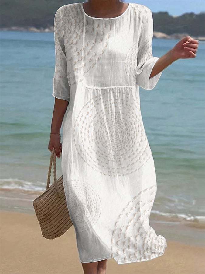 Olivia Sydney - Embroidered Casual Dress