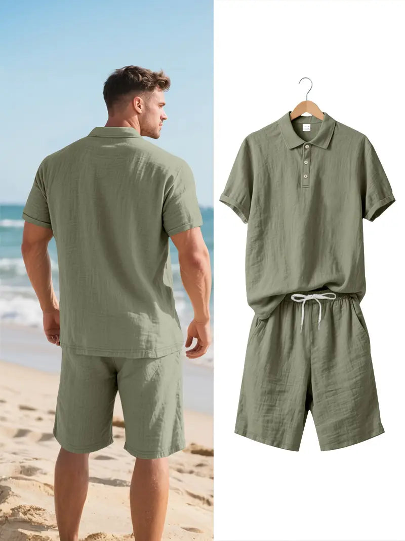 Olivia Sydney - Men's Linen Set