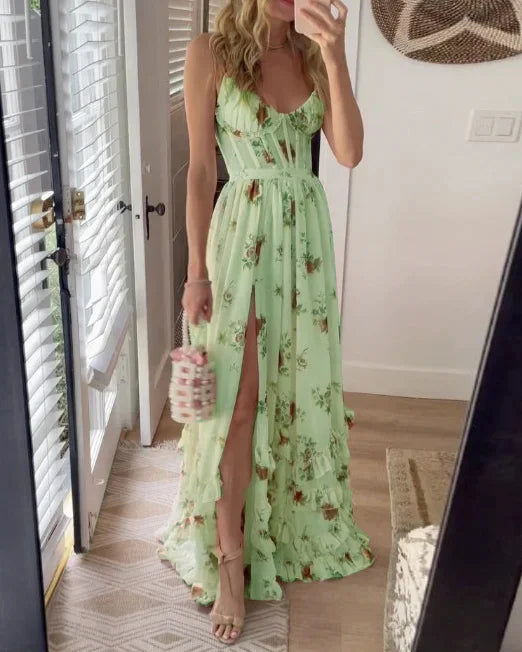 Olivia Sydney - Floral Pattern Midi Dress