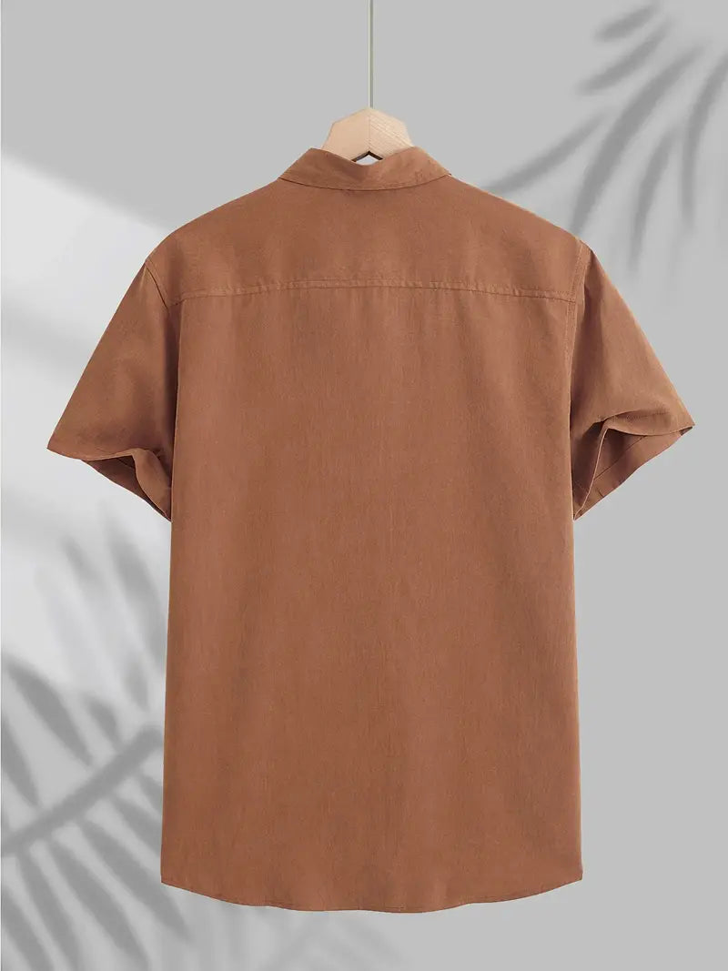 Olivia Sydney - Casual Short Sleeve Cotton Shirt