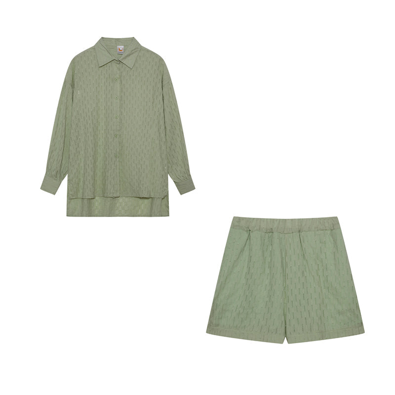 Olivia Sydney - Chic Shirt and Shorts Set