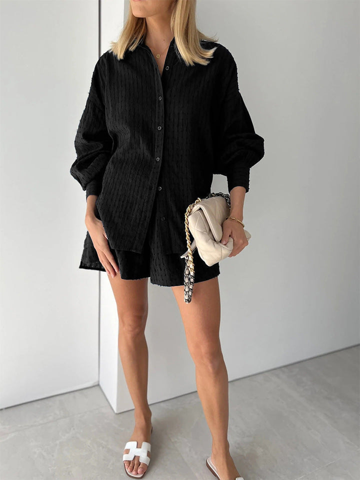 Olivia Sydney - Chic Shirt and Shorts Set