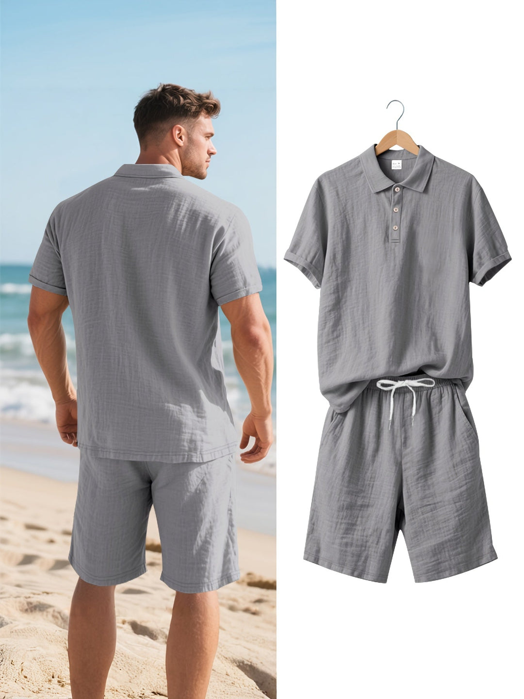Olivia Sydney - Men's Linen Set