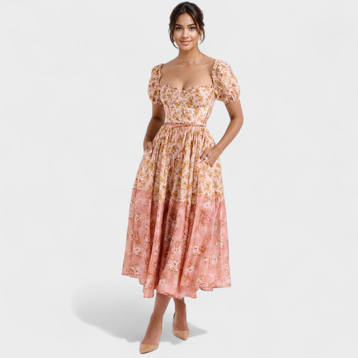 Olivia Sydney - Coral Floral Dress
