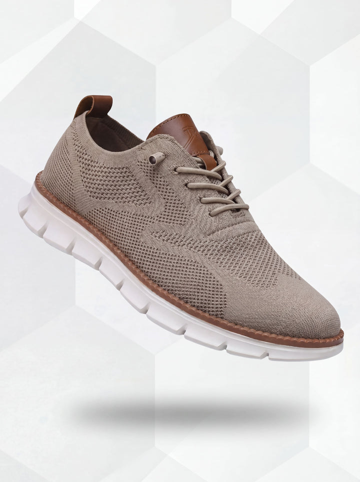 Olivia Sydney - Ultra-Comfortable Breathable Shoes in Khaki-White