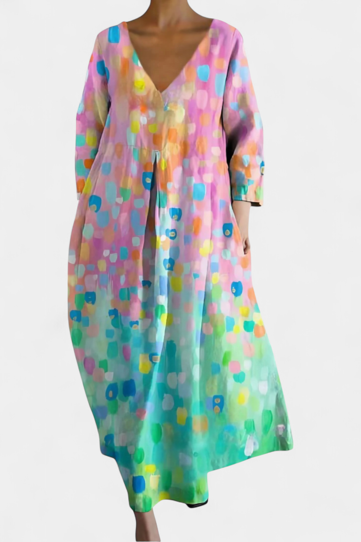 Olivia Sydney - Printed Flowing Dress