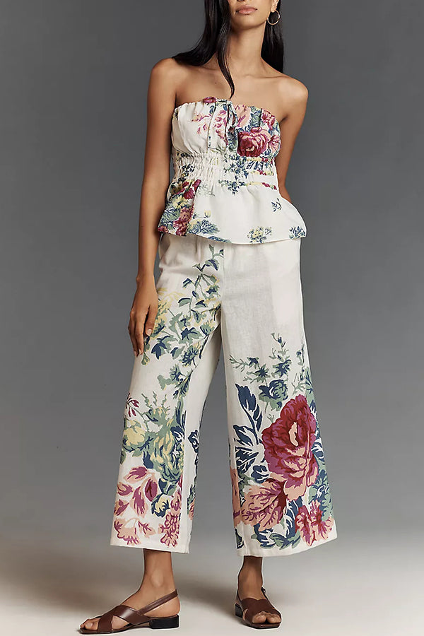Olivia Sydney - Summer Outfit with Stretchy Top and High-Waisted Pants