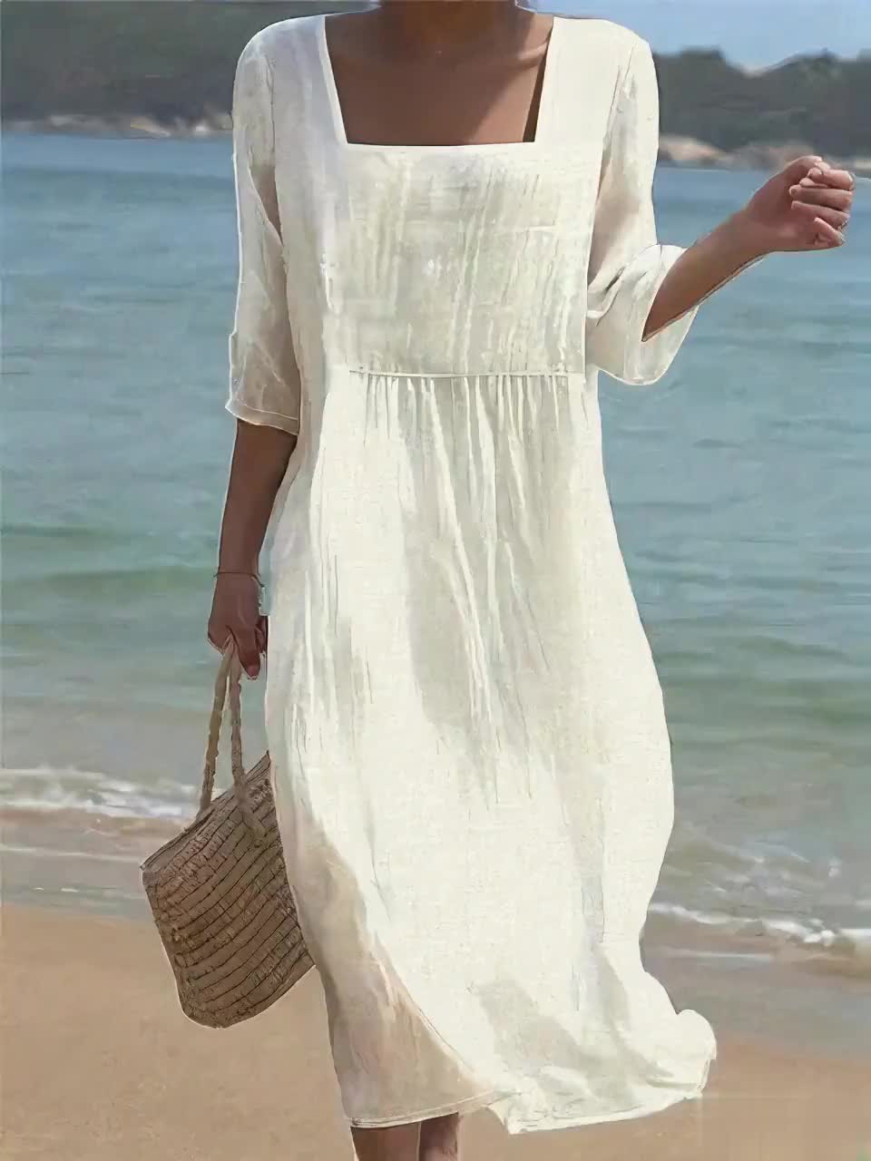 Olivia Sydney - Casual Embroidered Dress