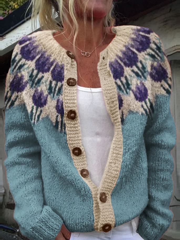 Olivia Sydney - Floral Print Cardigan