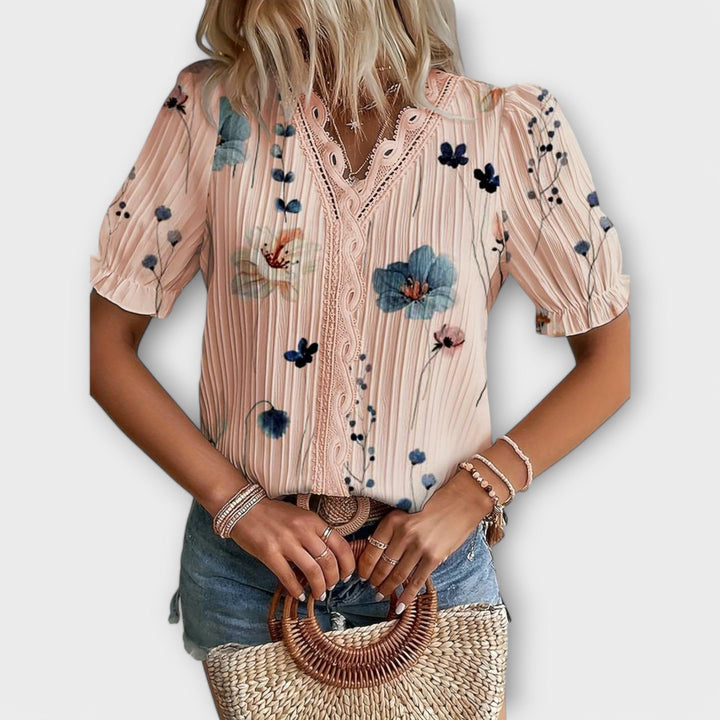 Olivia Sydney - V-Neck Blouse