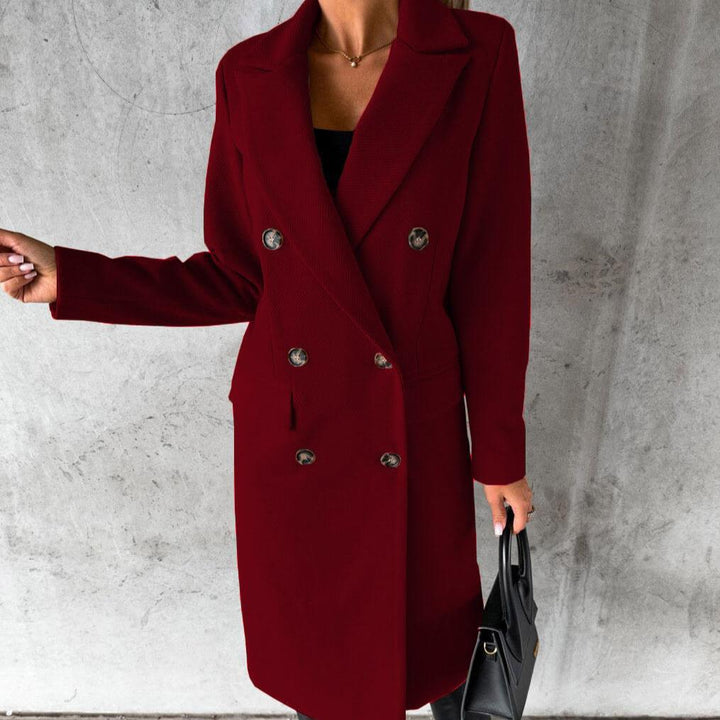 Olivia Sydney - Long Coat with Double Buttons