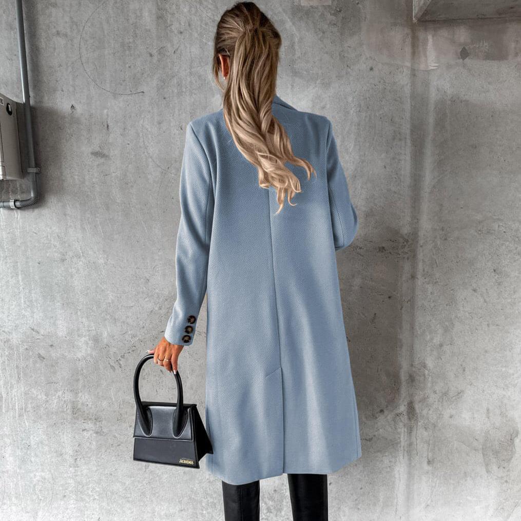 Olivia Sydney - Long Coat with Double Buttons