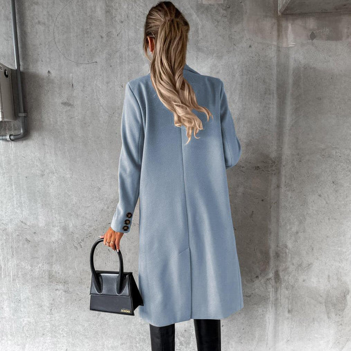Olivia Sydney - Long Coat with Double Buttons