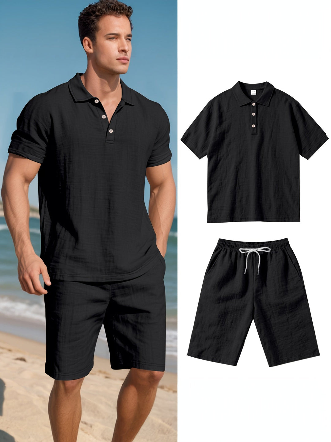 Olivia Sydney - Men's Linen Set
