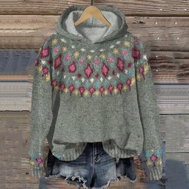 Olivia Sydney - Warm Nordic Hooded Sweater