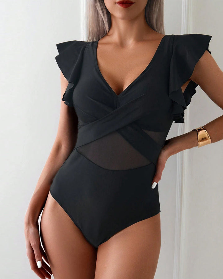 Olivia Sydney - Elegant Cutout Swimsuit