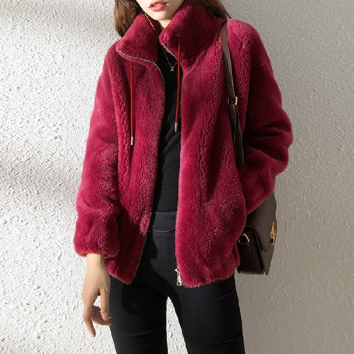 Olivia Sydney - High Collar Wool Coat