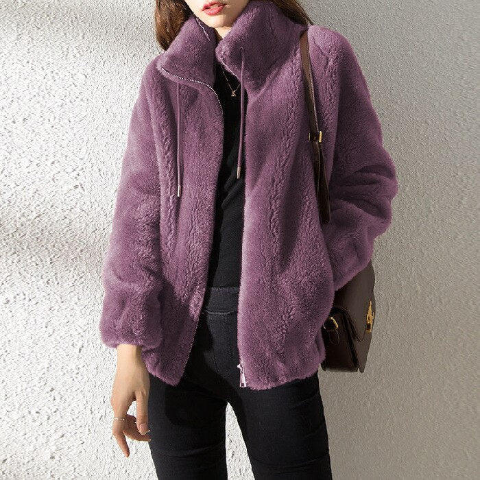 Olivia Sydney - High Collar Wool Coat