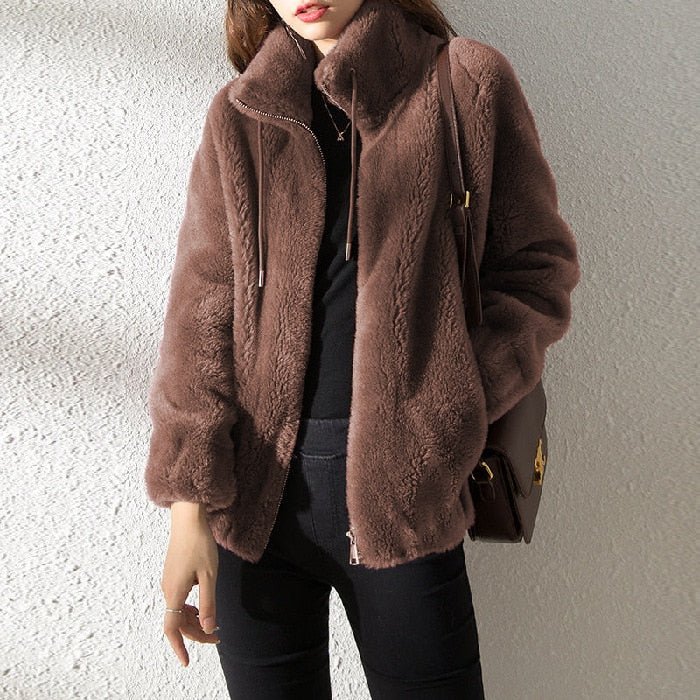 Olivia Sydney - High Collar Wool Coat