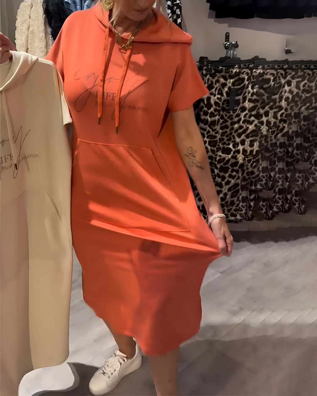Olivia Sydney - Casual Hoodie Dress