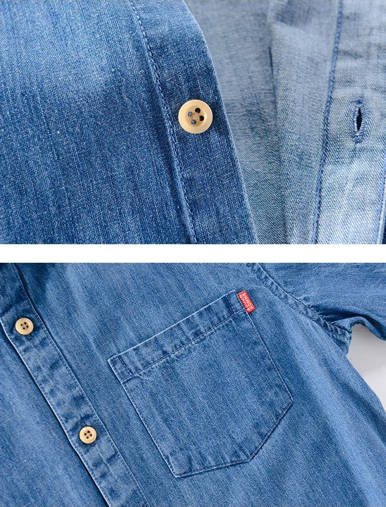 Olivia Sydney - Short Sleeve Denim Shirt