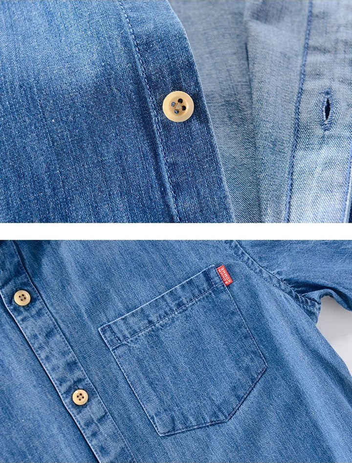 Olivia Sydney - Short Sleeve Denim Shirt