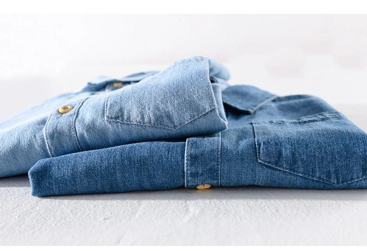 Olivia Sydney - Short Sleeve Denim Shirt