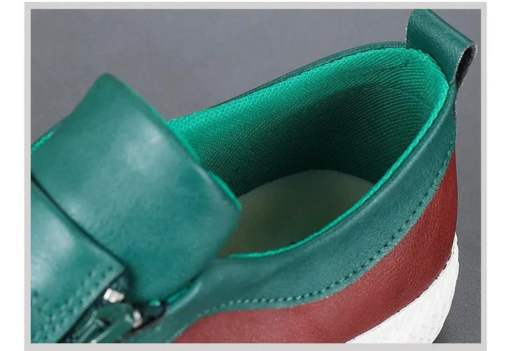 Olivia Sydney - Leather Shoes with Closure