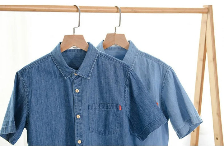 Olivia Sydney - Short Sleeve Denim Shirt