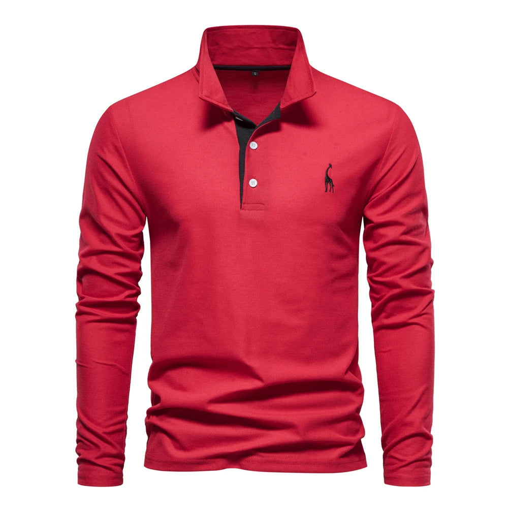 Olivia Sydney - Casual Long Sleeve Polo Shirt