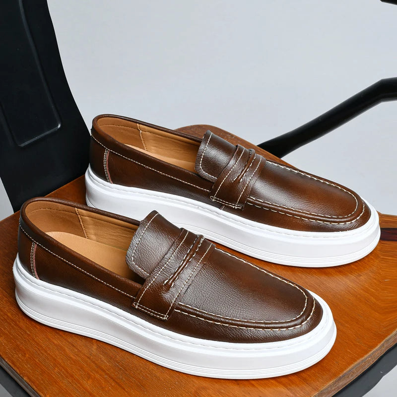 Olivia Sydney - Leather Boat Shoes