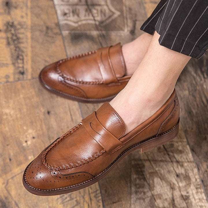 Olivia Sydney - Chic Leather Loafers