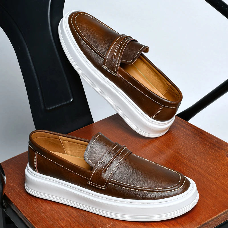 Olivia Sydney - Leather Boat Shoes