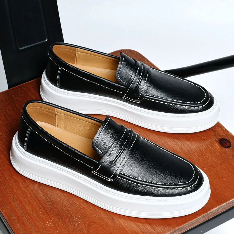 Olivia Sydney - Leather Boat Shoes