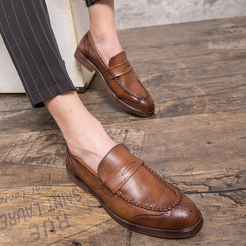 Olivia Sydney - Chic Leather Loafers