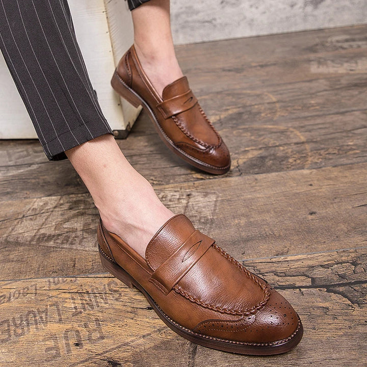 Olivia Sydney - Chic Leather Loafers