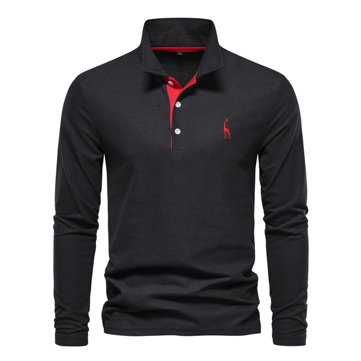 Olivia Sydney - Casual Long Sleeve Polo Shirt