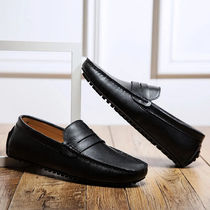 Olivia Sydney - Casual Summer Leather Loafers