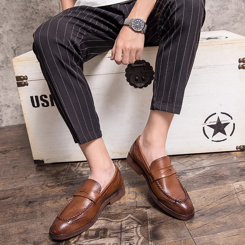 Olivia Sydney - Chic Leather Loafers