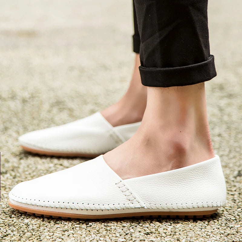 Olivia Sydney - Light Leather Loafers