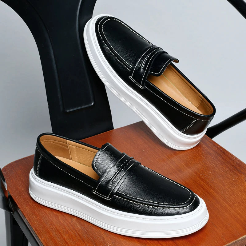 Olivia Sydney - Leather Boat Shoes