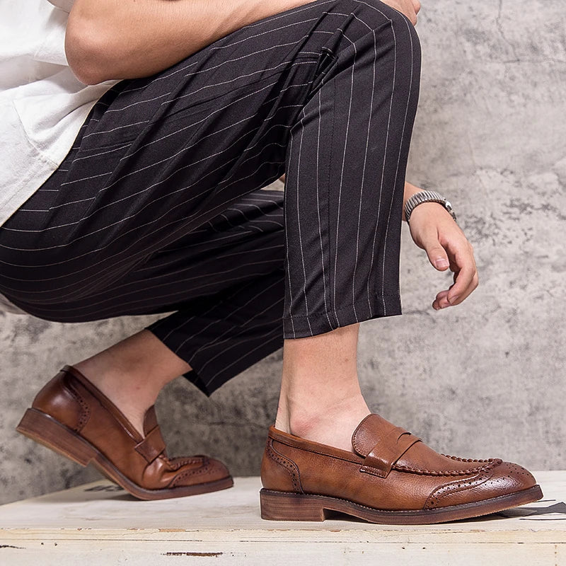 Olivia Sydney - Chic Leather Loafers