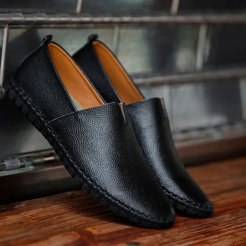 Olivia Sydney - Breathable Leather Loafers