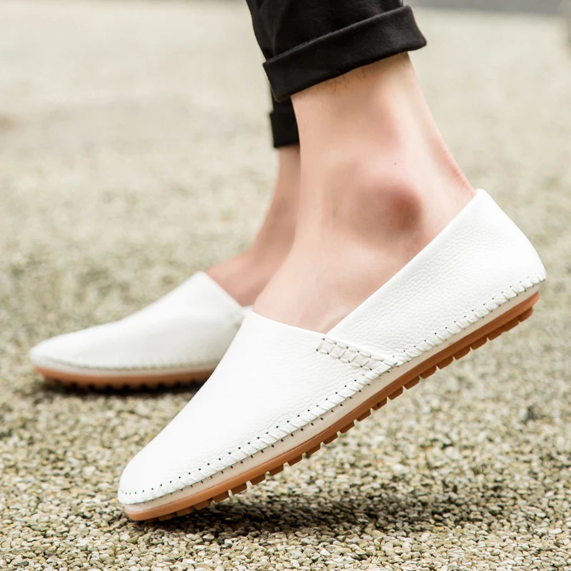 Olivia Sydney - Light Leather Loafers