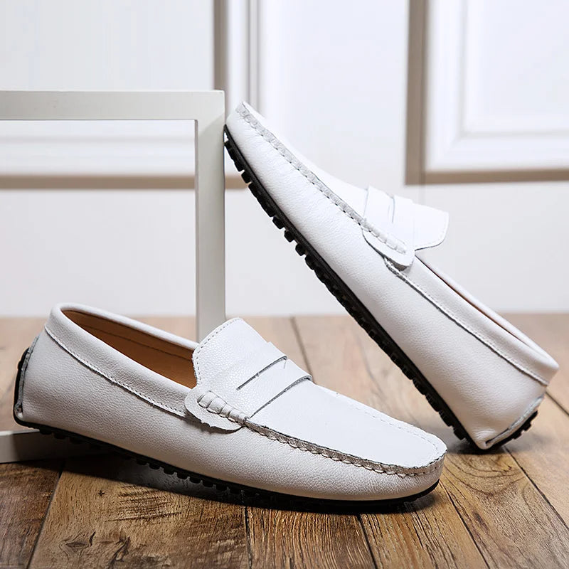 Olivia Sydney - Casual Summer Leather Loafers