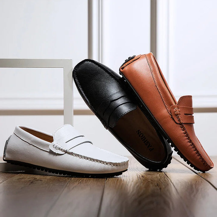 Olivia Sydney - Casual Summer Leather Loafers