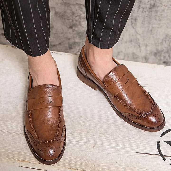 Olivia Sydney - Chic Leather Loafers