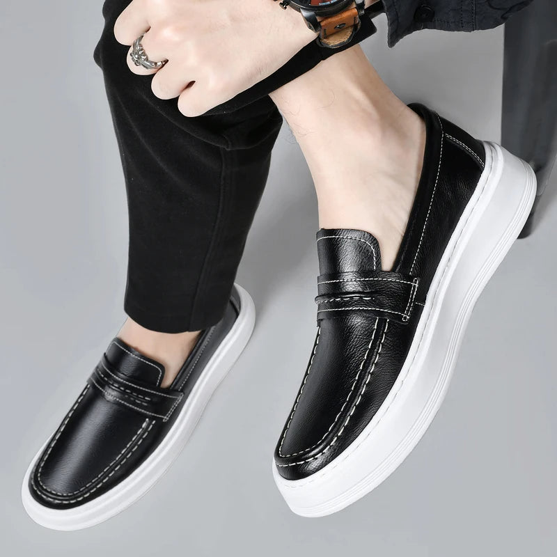 Olivia Sydney - Leather Boat Shoes