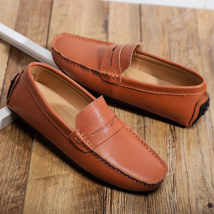 Olivia Sydney - Casual Summer Leather Loafers