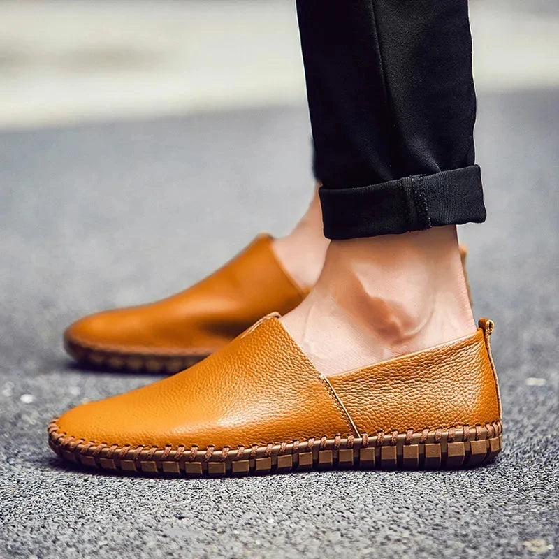Olivia Sydney - Breathable Leather Loafers